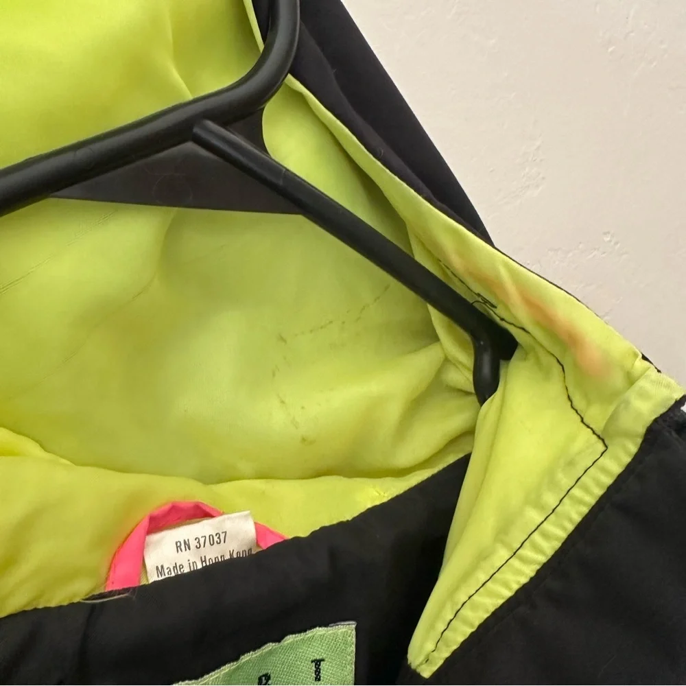 Obermeyer Vintage 90’s Alpine Neon Anorak Jacket